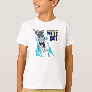 T-shirt T do rato de água do miúdo