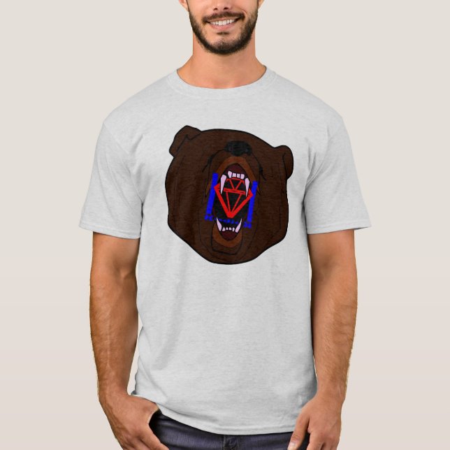 T-shirt T do urso de Kodiak (Frente)