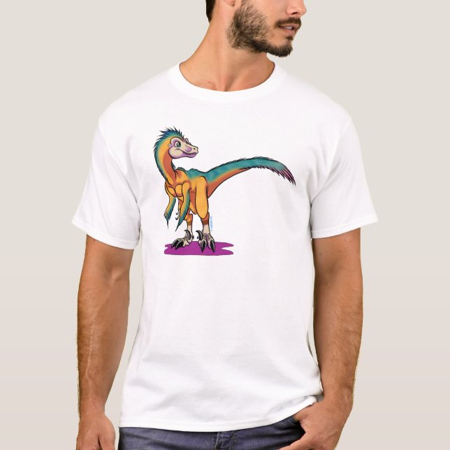 T-shirt T do Velociraptor de Toon (Frente)