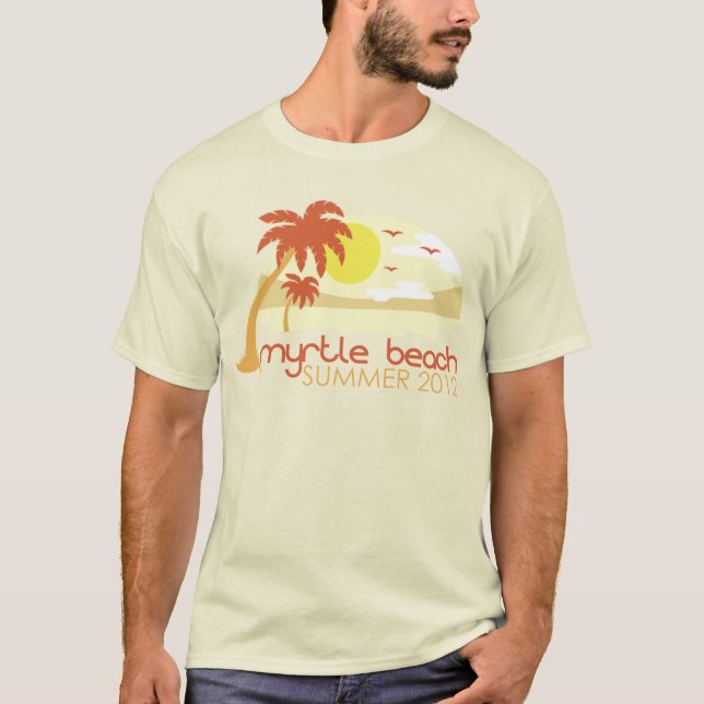 T-shirt T do VERÃO 2012 de Myrtle Beach (Frente)