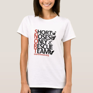 T-shirt T do vertical do SNORT