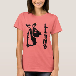 T-shirt T dos avisos do lama