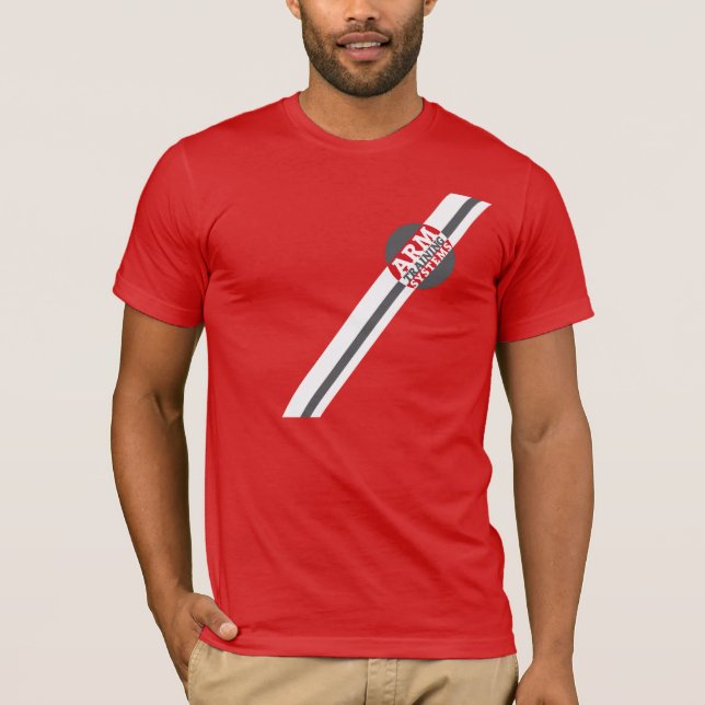 T-shirt T dos homens do BRAÇO (Frente)