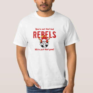 T-shirt T dos rebeldes