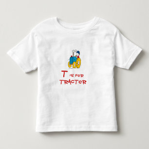 T-shirt T é para o trator