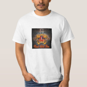 T-shirt T encarnado de Joe dos homens