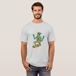 T-shirt T estrangeiro Skateboarding