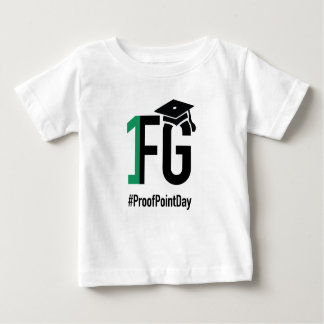 T-shirt T fino infantil #ProofPointDay do jérsei