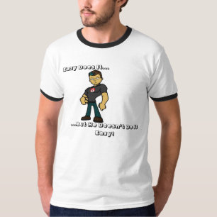 T-shirt T grande da campainha de Eazy