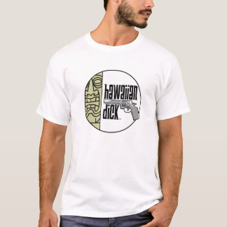 T-shirt T havaiano do basebol do pau