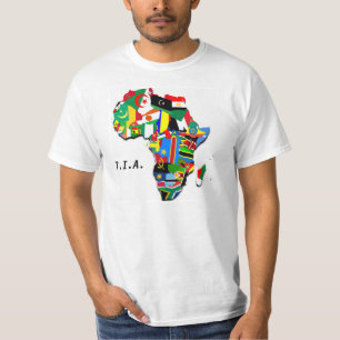 T-shirt T.I.A. Design do mapa