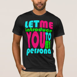 T-shirt T lírico da "personalidade"