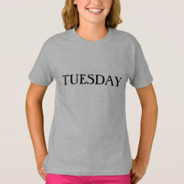 T-shirt T longo da Capa de terça-feira