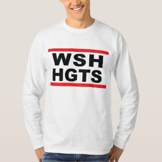 T-shirt T longo da luva de WSH HGTS Hip Hop