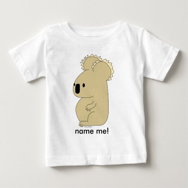 T-shirt T longo-sleeved koala da criança (Frente)