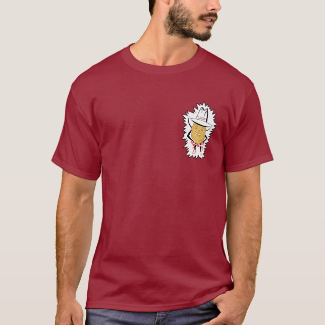 T-shirt T magro da obscuridade de Chiply (Frente)