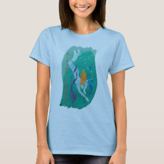 T-shirt T mais profundo de mergulho - mulheres