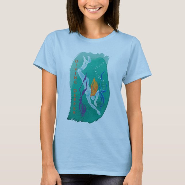 T-shirt T mais profundo de mergulho - mulheres (Frente)