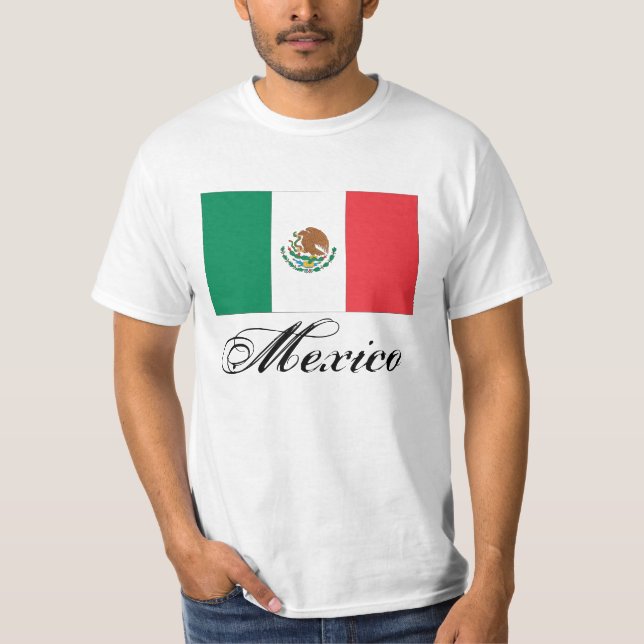 T-shirt T mexicano do orgulho (Frente)