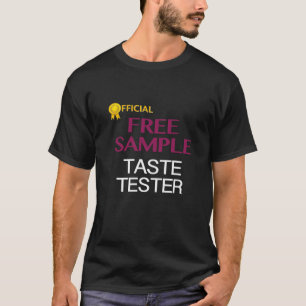 T-shirt T oficial de TasteTester da amostra grátis