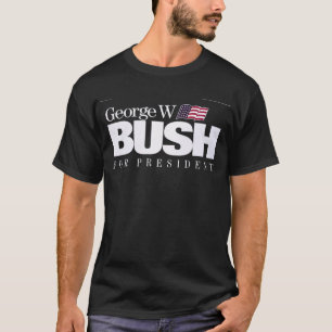 T-shirt T oficial do poster da campanha de George W. Bush