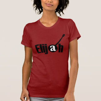 T-shirt T preto da menina do logotipo
