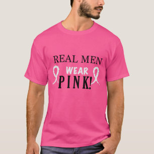 T-shirt T real da consciência do cancro da mama do rosa d