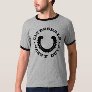 T-shirt T "resistente" do logotipo de Clydesdale MTB