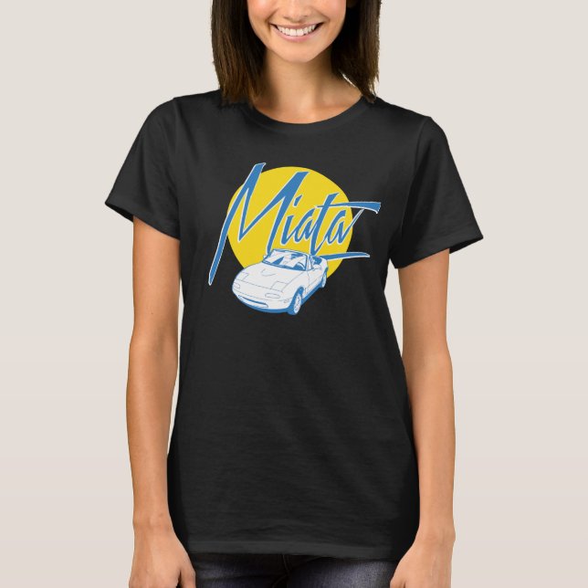 T-shirt T retro de Miata (Frente)