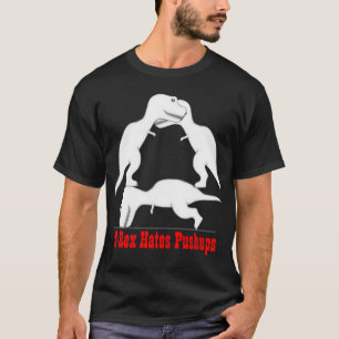 T-shirt T-rex deia pushups