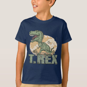 T-shirt T. Rex Dinossauro por estúdios de Mudge