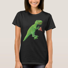 T-shirt T-Rex e Pizza
