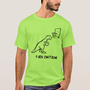 T-shirt T-Rex não pode húmido