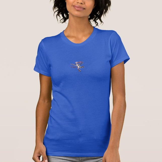 T-shirt T Running da mulher da esperança (Frente)