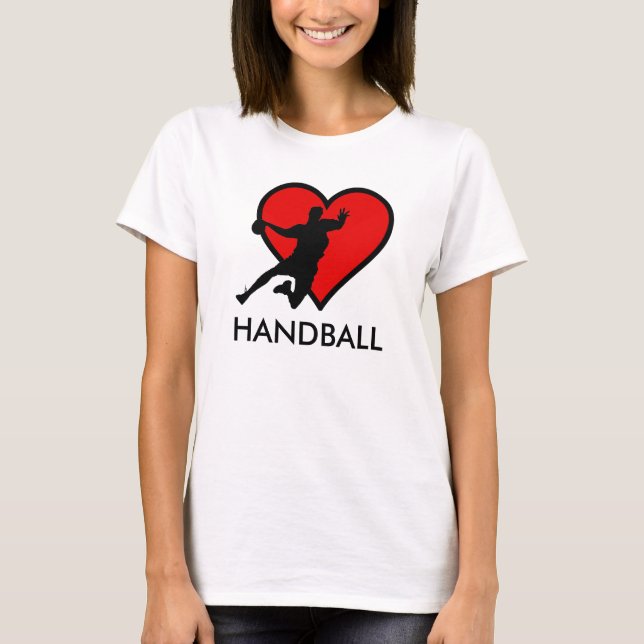 T-shirt T-Shirt, gosto do Andebol (Frente)