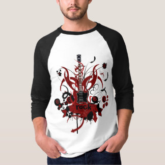 T-shirt T - shirt homem mangas longas bicolor Rock