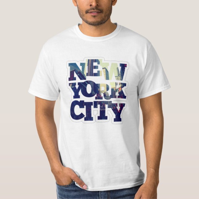 T-shirt T shirt new York city (Frente)