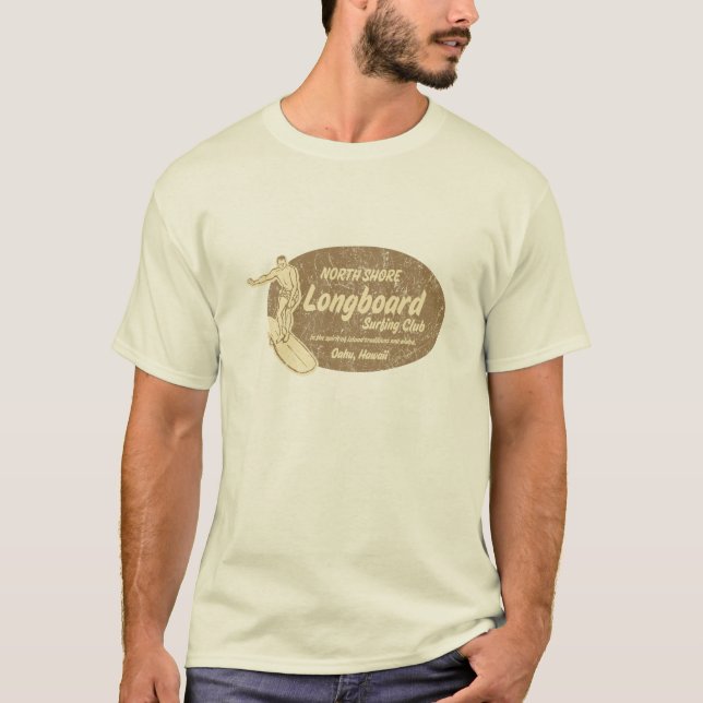 T-shirt T surfando dos homens do clube (Frente)