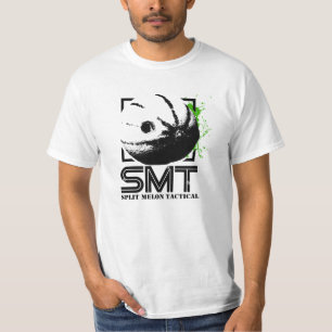 T-shirt T tático do melão rachado