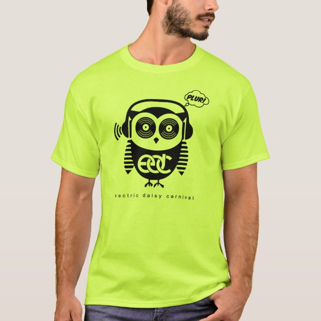 T-shirt T unisex da coruja do EDC (Frente)
