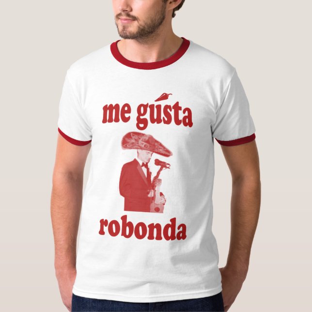 T-SHIRT T VERMELHO DE ROBBY (Frente)