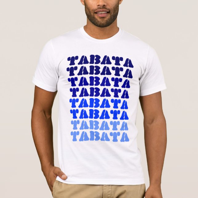 T-shirt Tabata no T destruído cinza (Frente)