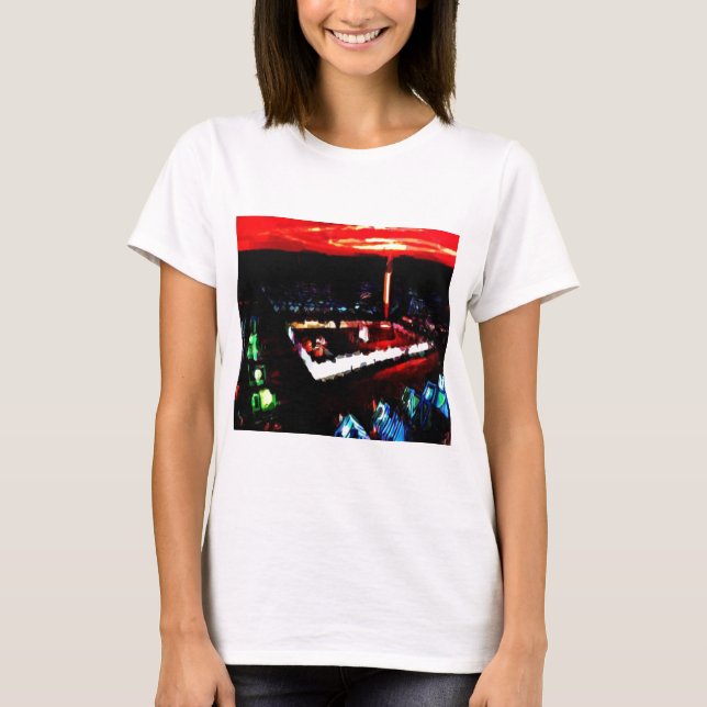 T-shirt Tabernáculo do deus na região selvagem (Frente)