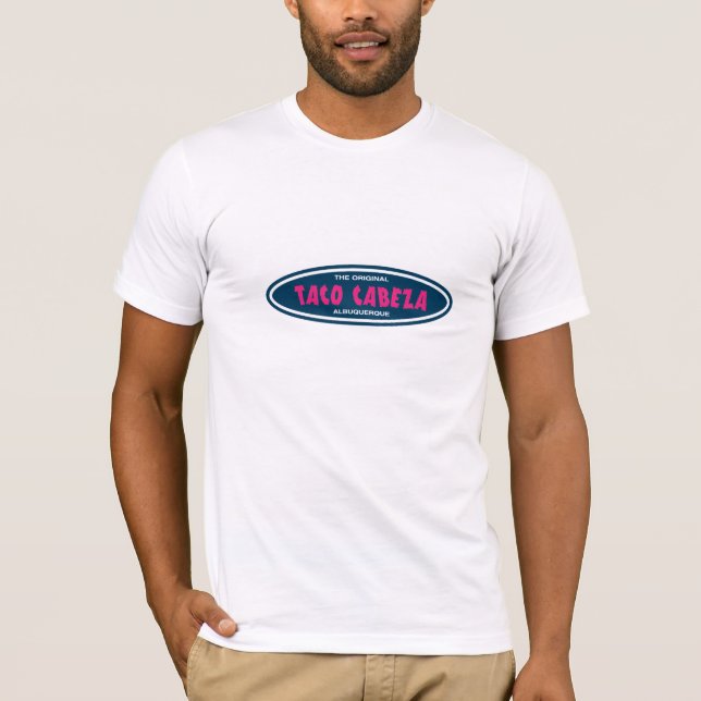 T-shirt Taco Cabeza (luz) (Frente)
