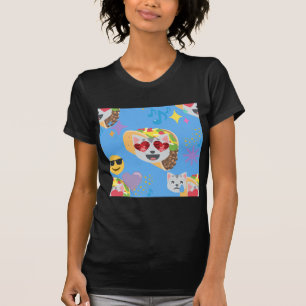 T-shirt taco cat emoji