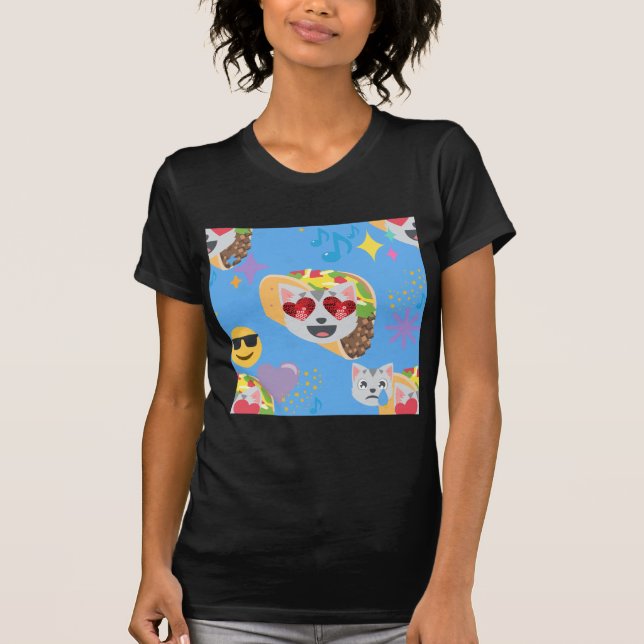T-shirt taco cat emoji (Frente)