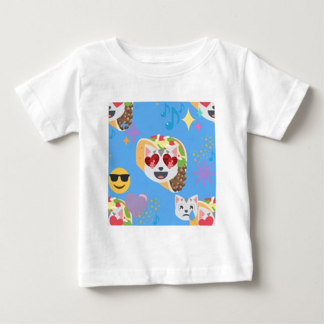 T-shirt taco cat emoji (Frente)