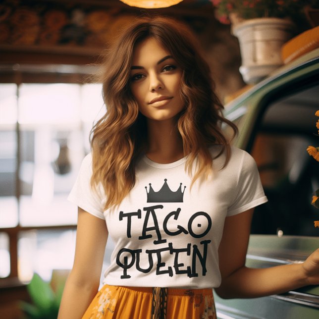 T-Shirt TACO QUEEN (Criador carregado)