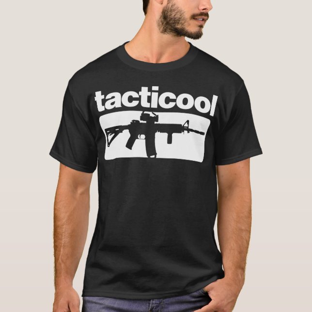 T-shirt Tacticool - branco (Frente)