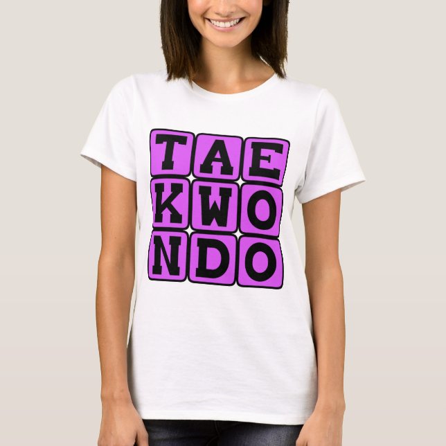 T-shirt Taekwondo, Artes Marciais (Frente)